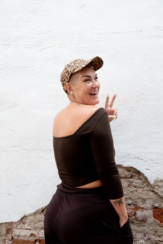New Square Neck Crop Top (Long Sleeves) in Cafe Rayon Fabric Velvet Fabric Corduroy Fabric New Square Neck Crop Top (Long Sleeves) in Cafe Rayon Fabric Velvet Fabric Corduroy Fabric