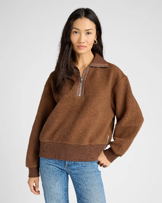 Briar 1/4 Zip Pullover Soft Wool Sweater