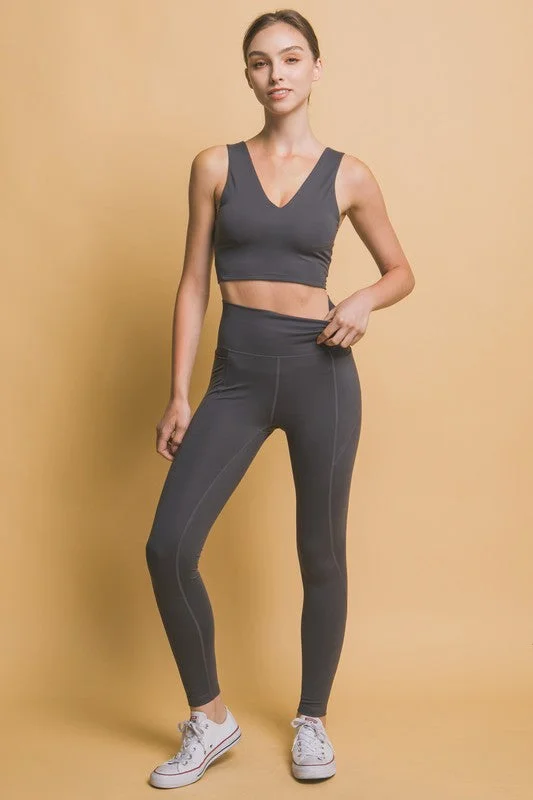 Hazel Blues® | Love Tree High Waist Leggings with Side Pockets Cozy Fashion Leggings Hazel Blues® | Love Tree High Waist Leggings with Side Pockets Cozy Fashion Leggings