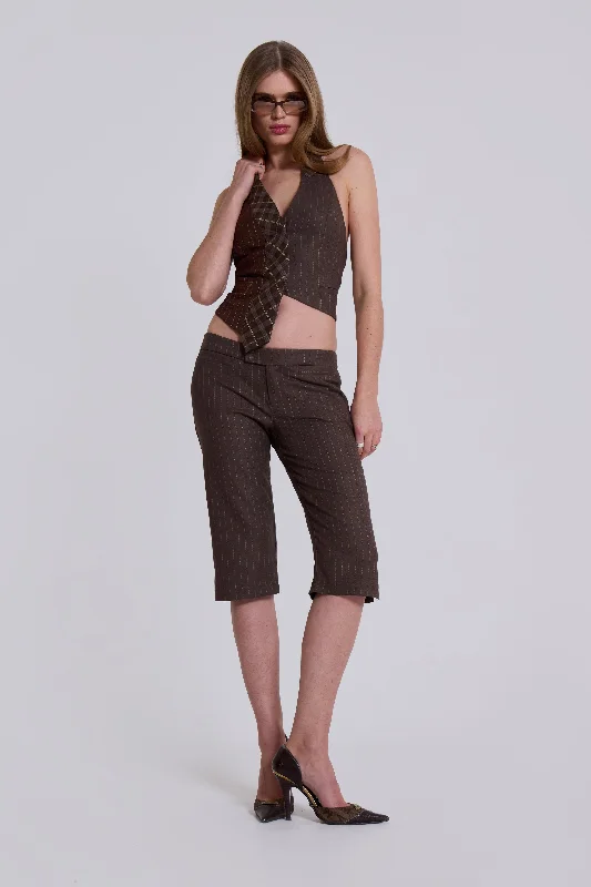 Tuesday Tailored Capri Trousers Trousers Designer Luxury