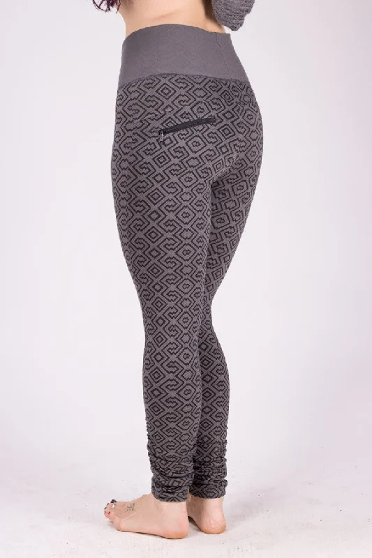 Amazonia Leggings - Charcoal Chic Velvet Soft Leggings