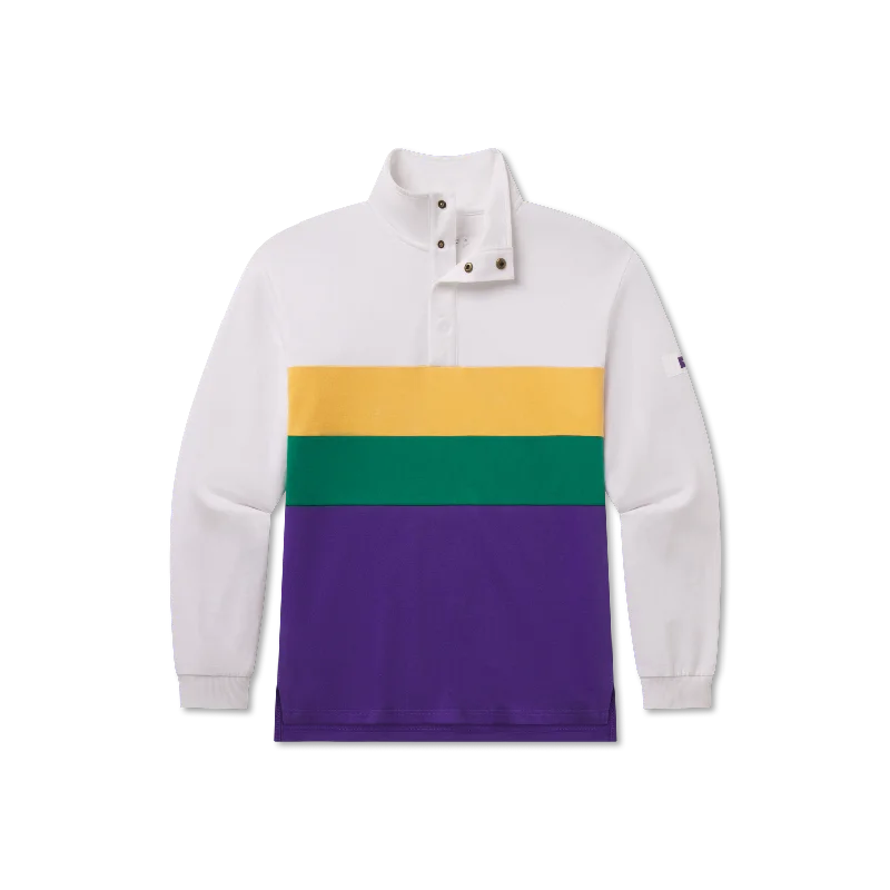 Uptown Stripe Pullover Slim Sleeve Pullover