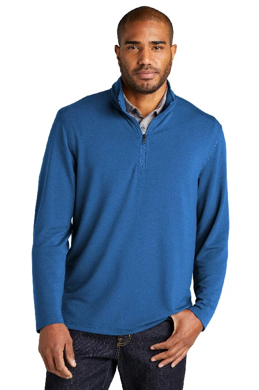 Port Authority Microterry 1/4-Zip Pullover K825 Bateau Neck Pullover