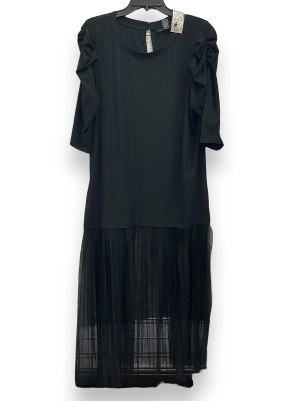 Beige Dress Casual Midi Ashley Stewart, Size 1x Trendy Mock Neck Midi Dress