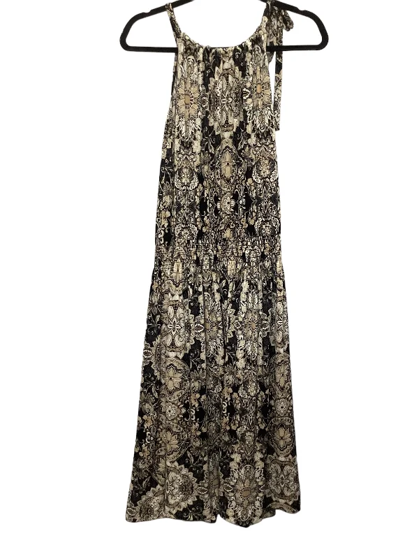 Black & Brown Dress Casual Midi Lane Bryant, Size 1x Stylish Button-Up Midi Dress