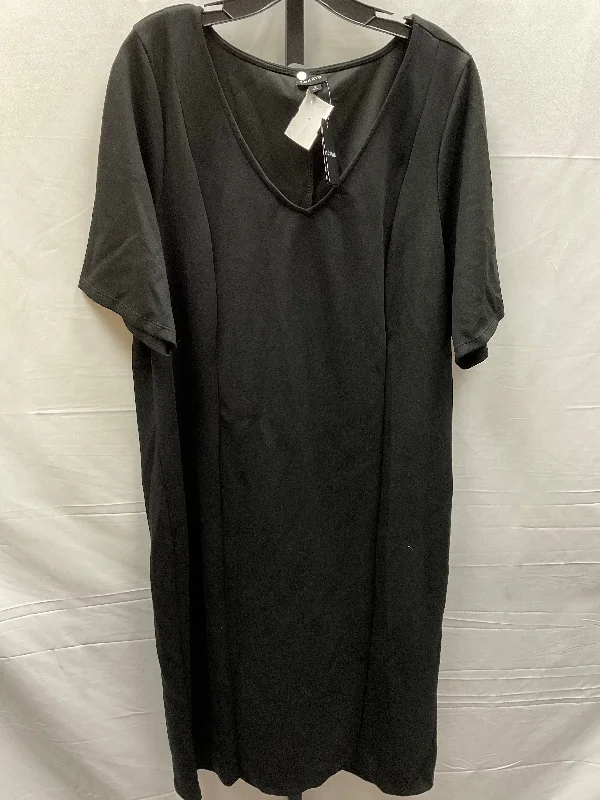 Black Dress Casual Midi Torrid, Size 3x Chic Off-Shoulder Midi Dress