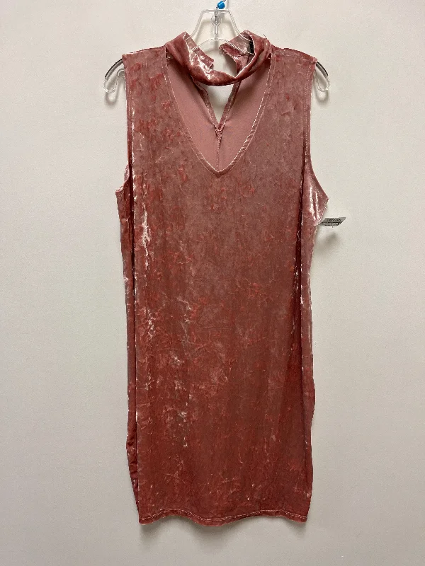 Dress Casual Midi By Ambiance Apparel In Pink, Size: 3x Fashionable Floral Embroidery Midi Dress Dress Casual Midi By Ambiance Apparel In Pink, Size: 3x Fashionable Floral Embroidery Midi Dress