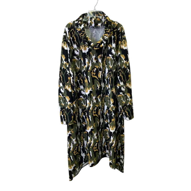 Dress Casual Midi By Ashley Stewart In Camouflage Print, Size:4X Fashionable A-Line Midi Dress Dress Casual Midi By Ashley Stewart In Camouflage Print, Size:4X Fashionable A-Line Midi Dress