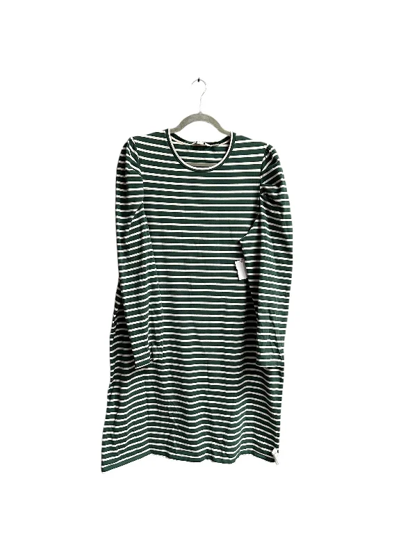 Dress Casual Midi By Boden In Striped Pattern, Size: 2x Trendy Off-Shoulder Ruffle Midi Dress Dress Casual Midi By Boden In Striped Pattern, Size: 2x Trendy Off-Shoulder Ruffle Midi Dress