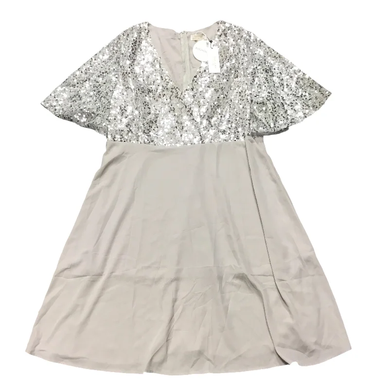 Dress Casual Midi By Boohoo Boutique In Silver, Size: 3x Elegant Pleated Detail Midi Dress Dress Casual Midi By Boohoo Boutique In Silver, Size: 3x Elegant Pleated Detail Midi Dress