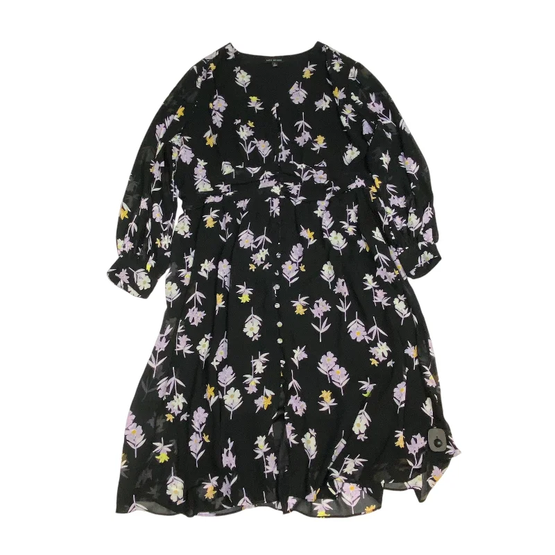 Dress Casual Midi By Lane Bryant In Black, Size: 3x Cozy Spaghetti Strap Midi Dress