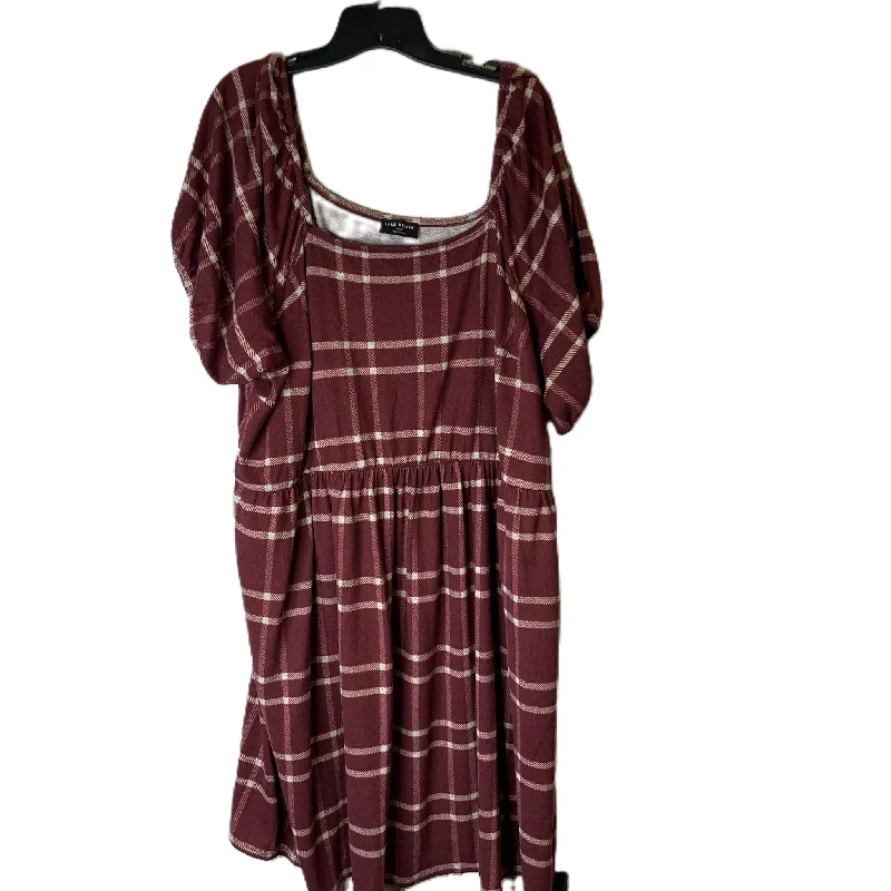Dress Casual Midi By Lane Bryant In Red, Size: 4x Elegant Floral Appliqué Midi Dress Dress Casual Midi By Lane Bryant In Red, Size: 4x Elegant Floral Appliqué Midi Dress