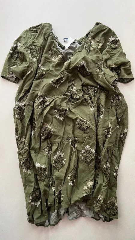 Dress Casual Midi By Old Navy In Green, Size: 2x Comfortable Adjustable Strap Midi Dress Dress Casual Midi By Old Navy In Green, Size: 2x Comfortable Adjustable Strap Midi Dress