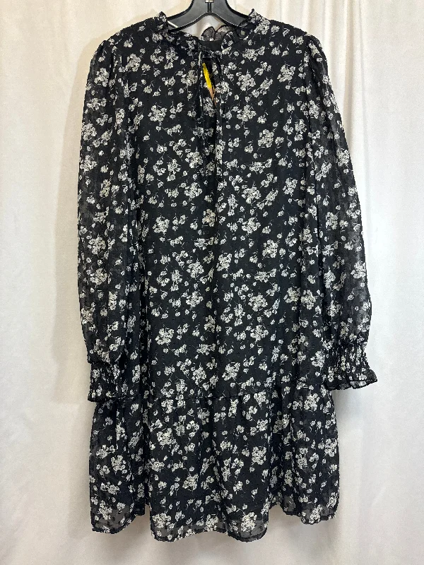 Dress Casual Midi By Shein In Black, Size: 2x Comfortable Button Front Midi Dress