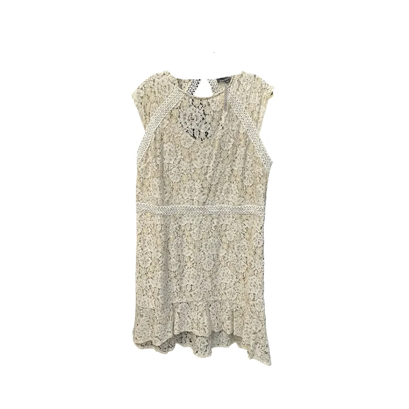Dress Casual Midi By Suzanne Betro In Tan, Size: 1x Fashionable One-Shoulder Midi Dress Dress Casual Midi By Suzanne Betro In Tan, Size: 1x Fashionable One-Shoulder Midi Dress