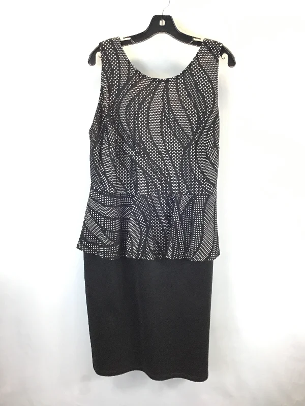 Dress Party Midi By Fashion To Figure In Black, Size: 3x Cozy Knit Midi Dress