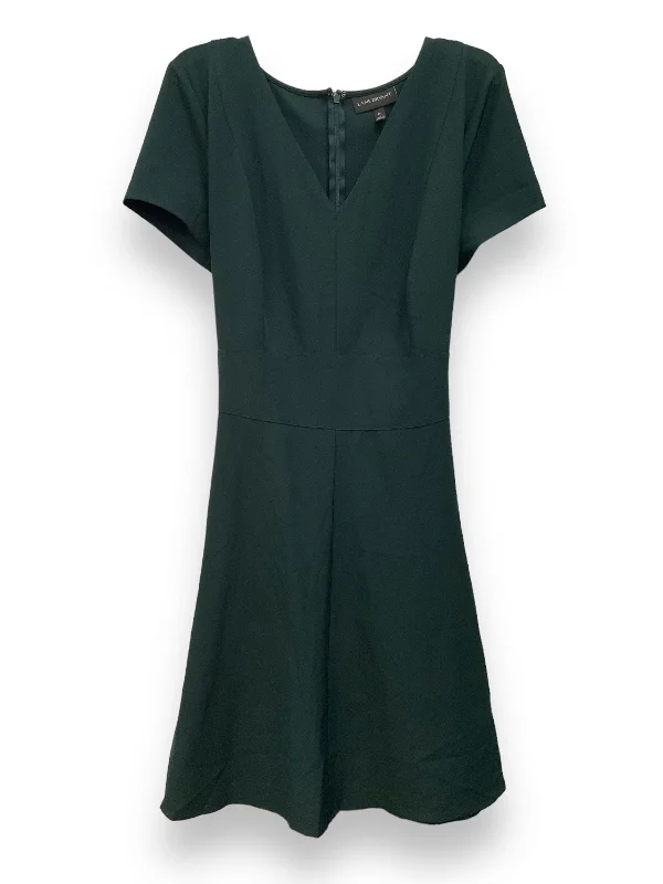 Green Dress Casual Midi Lane Bryant, Size 2x Comfortable Ruched Midi Dress