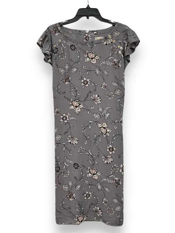 Purple Dress Casual Midi Loft, Size 2x Trendy Knit Midi Dress