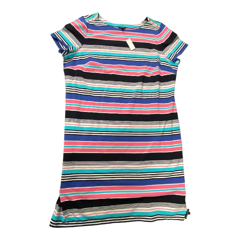 Striped Pattern Dress Casual Midi Talbots, Size 2x Trendy Off-Shoulder Ruffle Midi Dress Striped Pattern Dress Casual Midi Talbots, Size 2x Trendy Off-Shoulder Ruffle Midi Dress