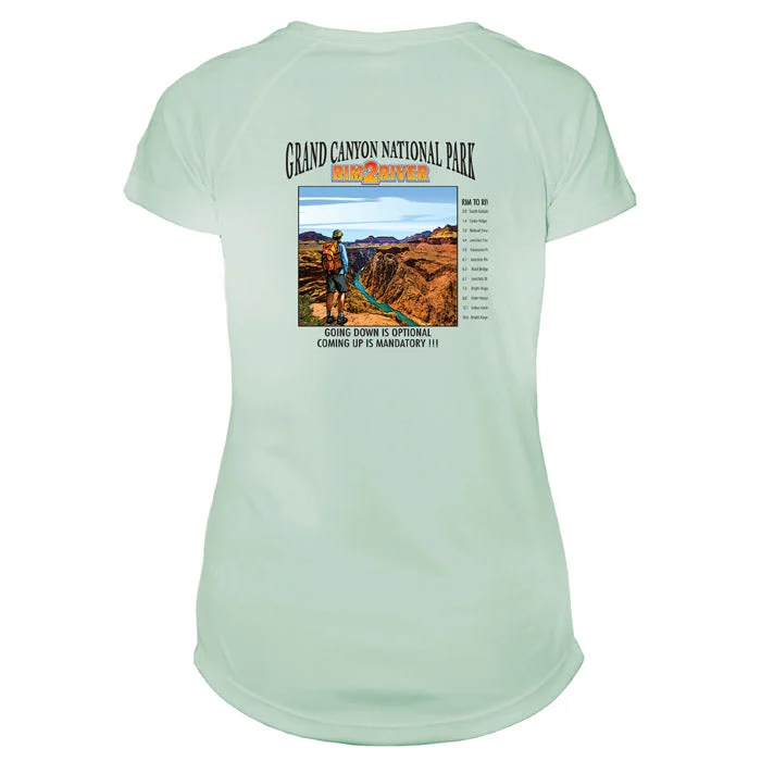 Rim 2 River Classic Mountain Microfiber Women's T-Shirt-- Front Pockets Side Pockets Patch Pockets Rim 2 River Classic Mountain Microfiber Women's T-Shirt-- Front Pockets Side Pockets Patch Pockets