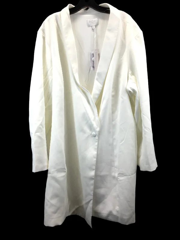 Cream Dress Casual Midi Eloquii, Size 3x Fashionable Fitted Midi Dress